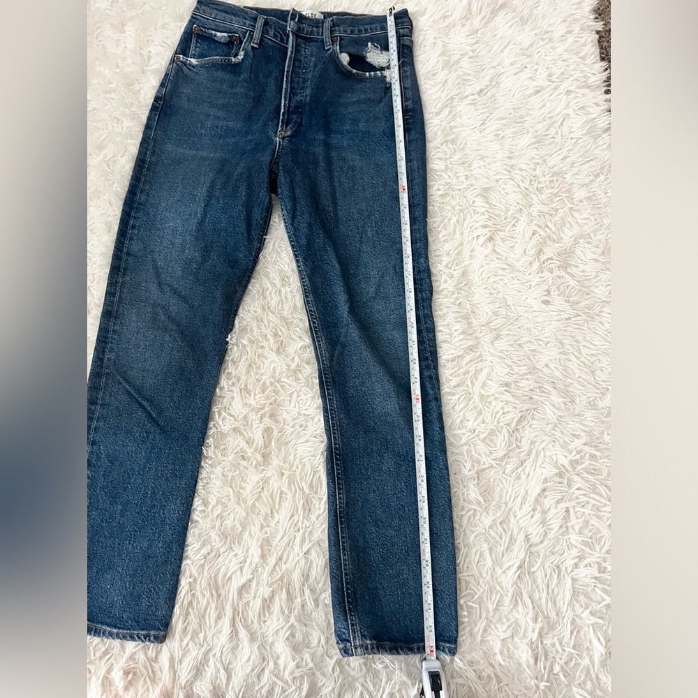 Agolde Riley dark wash high wasted. Size 26.